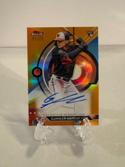2023 Finest - Gunnar Henderson #FA-GH Orange Refractor Auto /25 🔥Rare🔥 (RC) (Z)