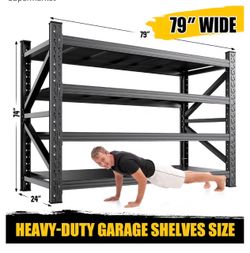 brand new garage shelving