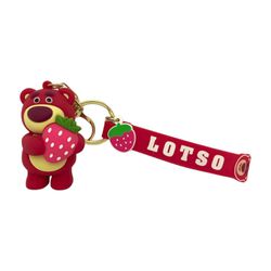 Toy Story Lotso Strawberry Bear Keychain