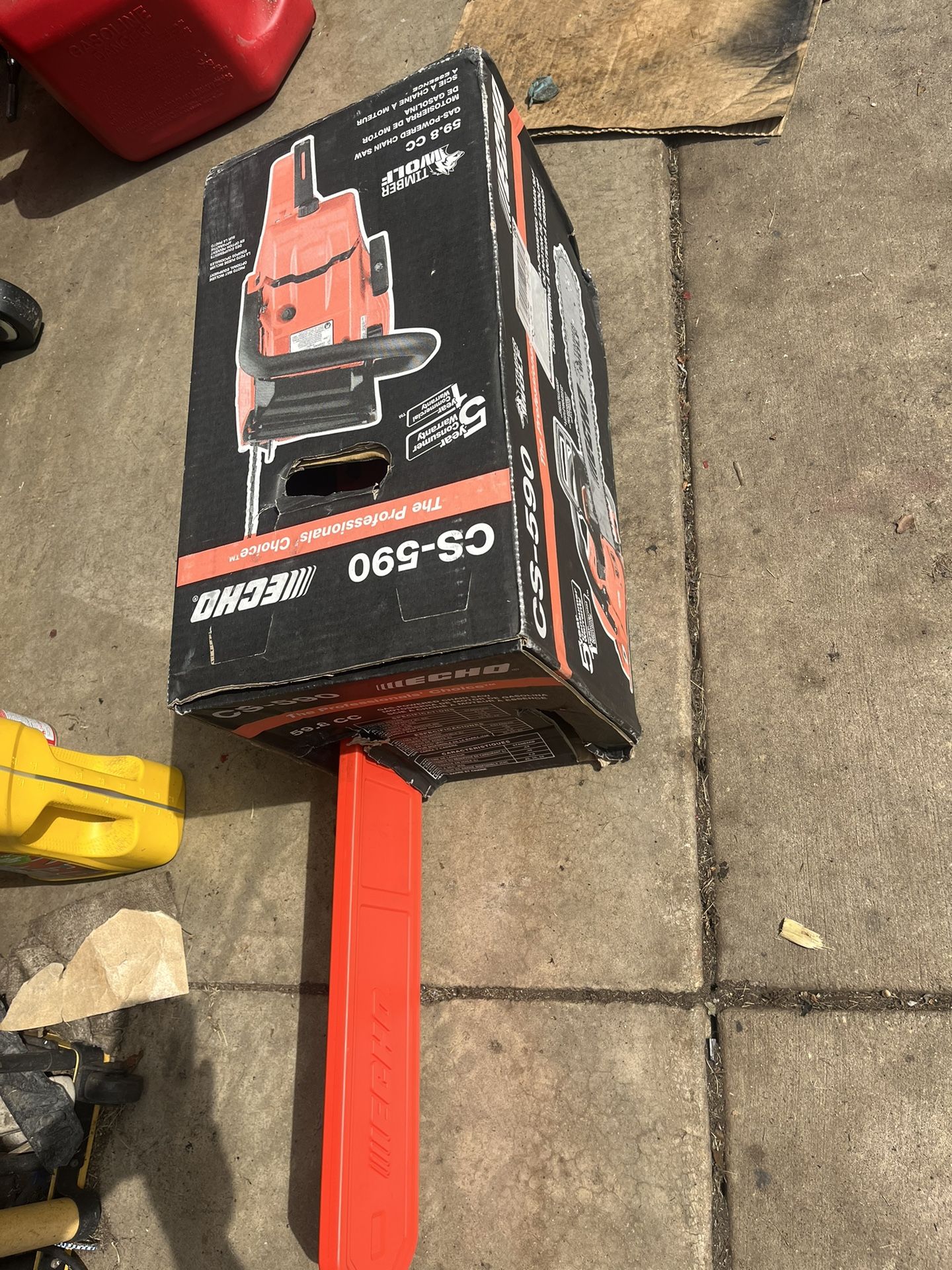 Brand New Echo CS-590 20” Timber Wolf Chainsaw 59cc Sealed Package