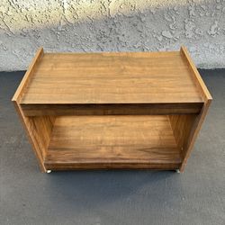 Vintage Mcm Tv Media Cart Stand