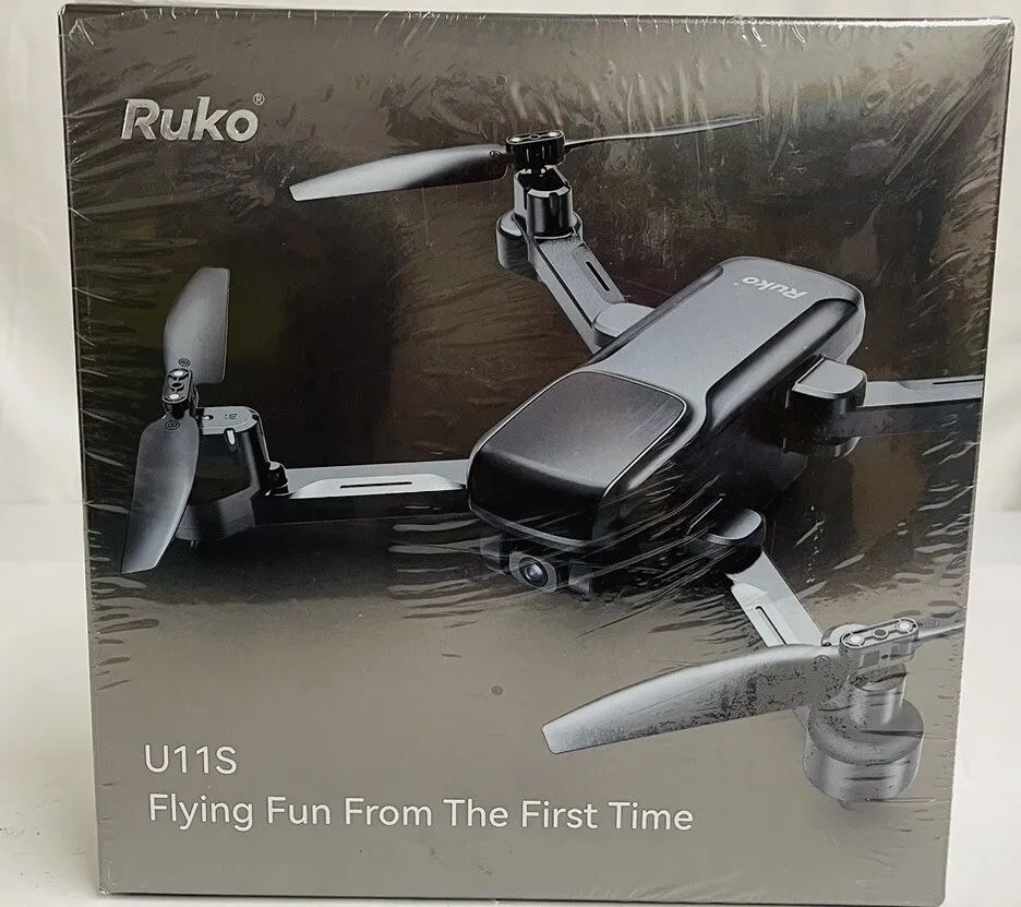 Ruko U11S 4K Camera Drone - Black 2x20 Mintues Flight Time With Live Video