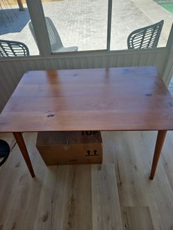 Wood table