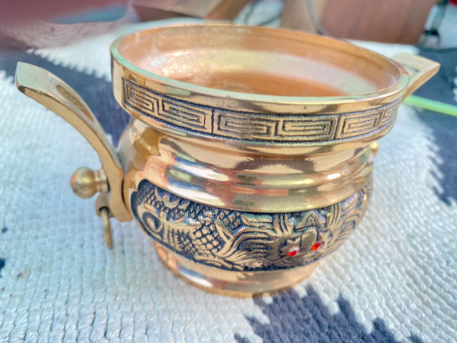 Blessed-assed Brass Bowl W/karma-rama