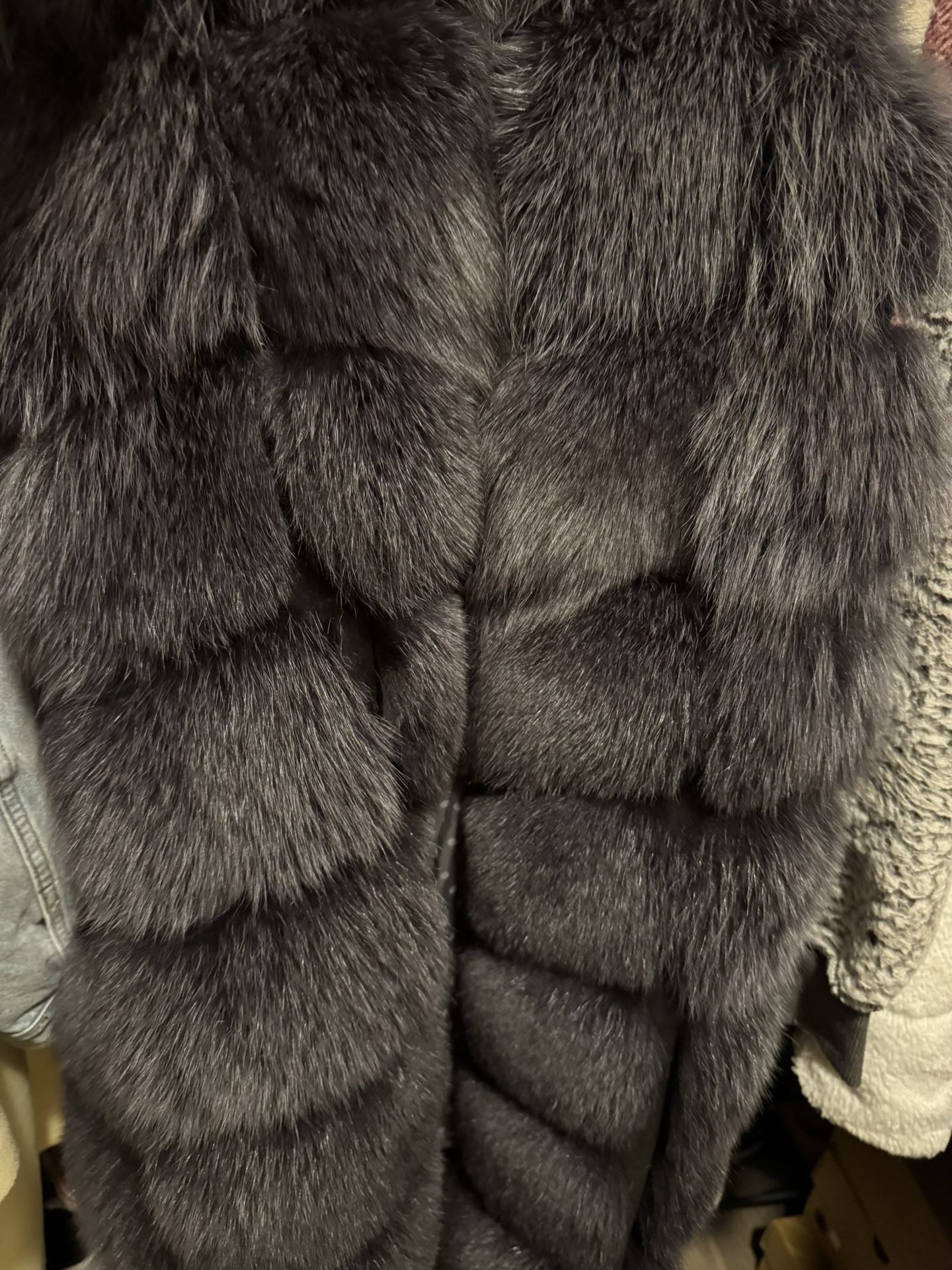 Natural Faux Fur Vest