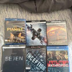 Movies For Sale 4K and blue ray 