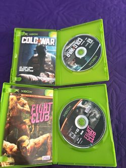 Cold War & Fight Club Original Xbox Games