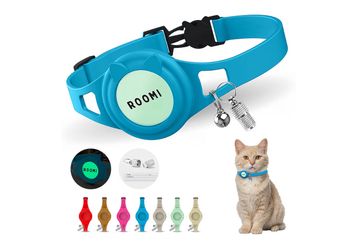 Hypoallergenic Cat Collar with AirTag Holder - New