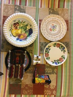 Collectible Lot Pottery, Plates, and More from my Grandmothers Estate