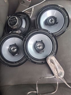 Kenwood KFC-1665S Car Speakers Set of 4 with new  wire