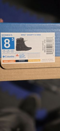 Women’s Minx™ Shorty III Wide Boot

Size 8.5