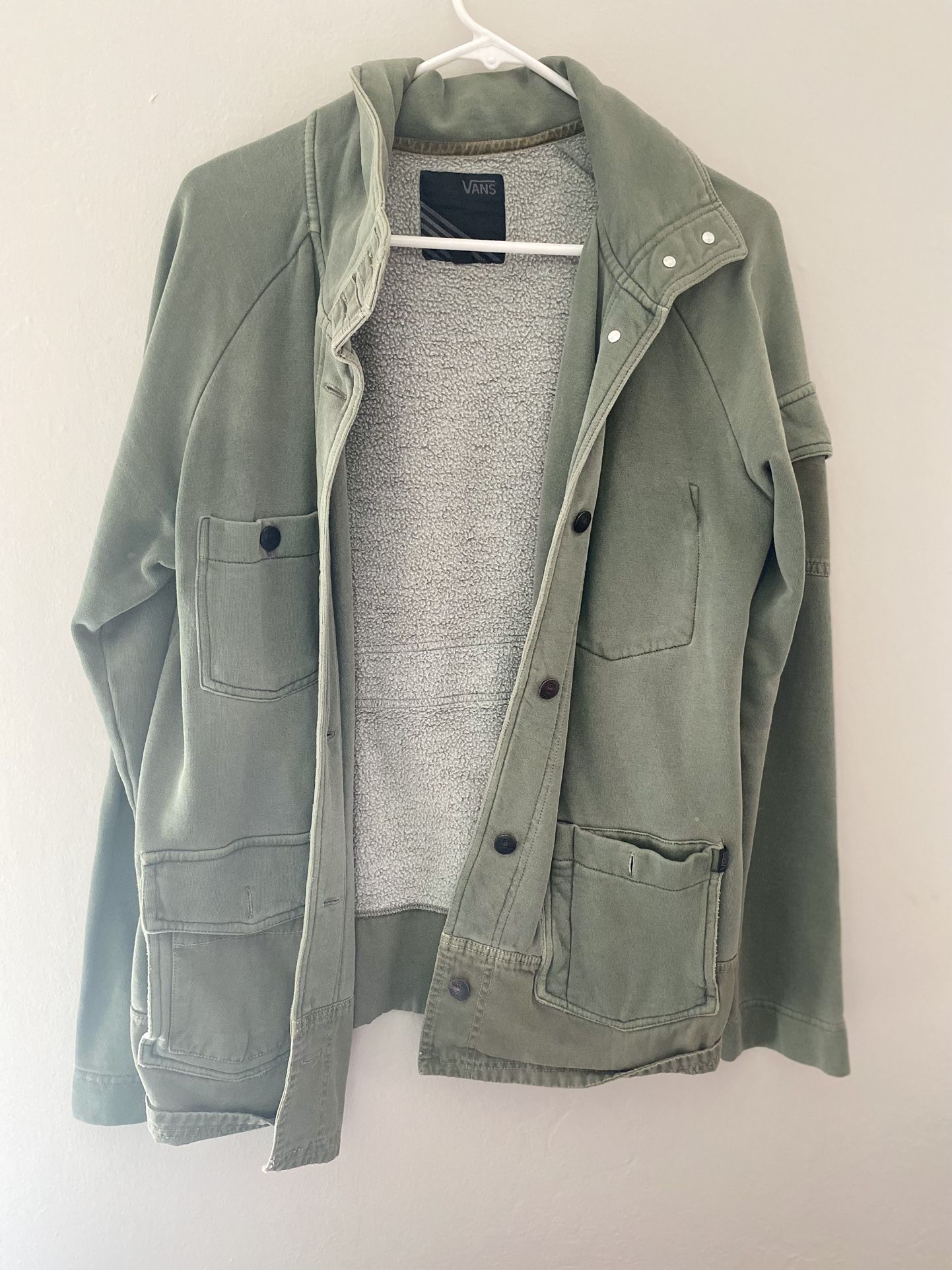 Vans green cardigan