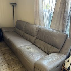 leather recliner couch