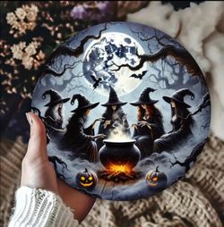 Coven's Gathering — Moonlit Sisters Wall Art