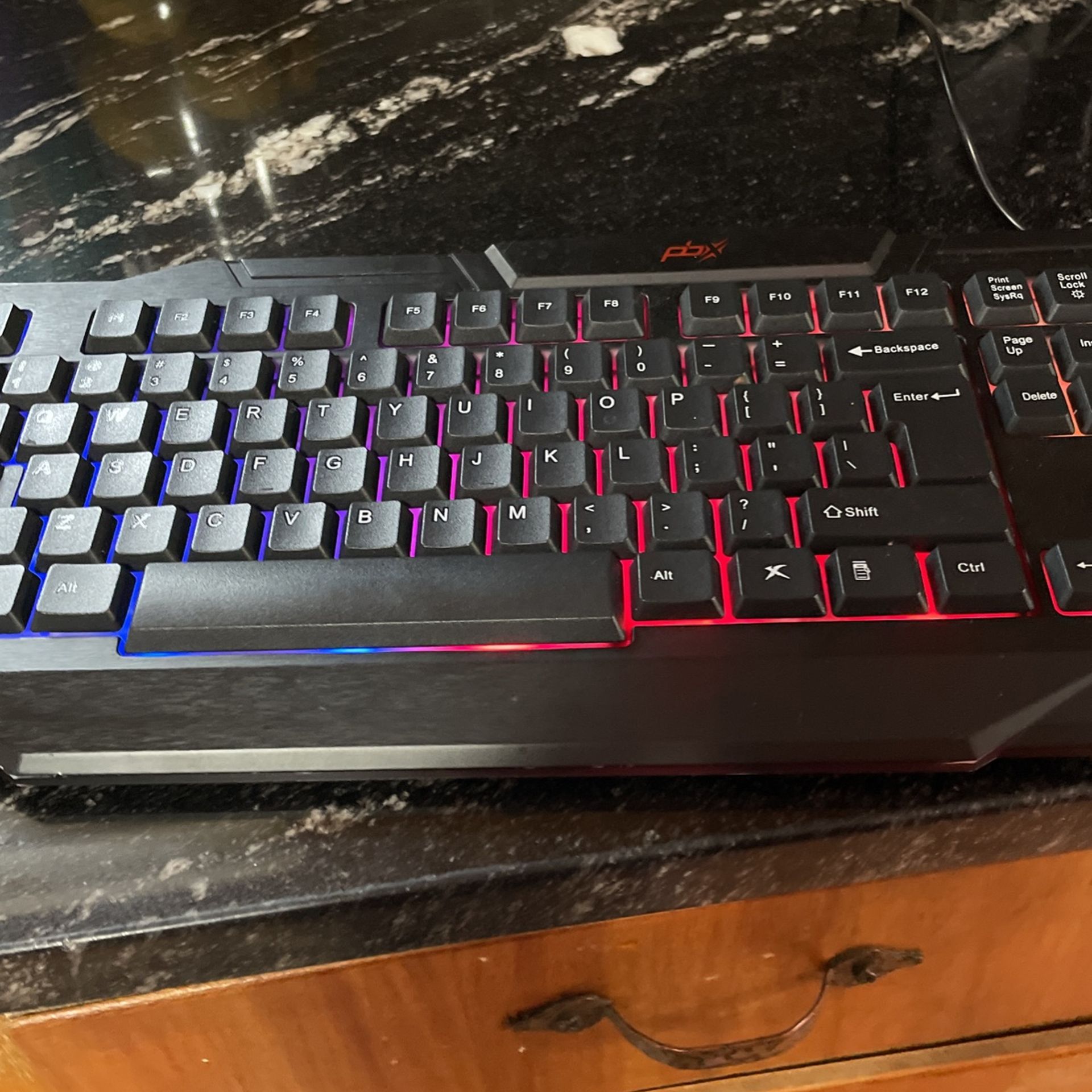 Pbx 120 Rgb Gaming Keyboard (no Switches)