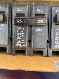 Eaton BR2125 125A 2-Pole Circuit Breaker