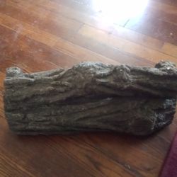 Vintage Fireplace Log You Put In A Fake Fireplace