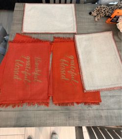 placemats for $10 for all of them ((Cheyenne & Coleman))