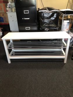 IKEA White Shoe Bin
