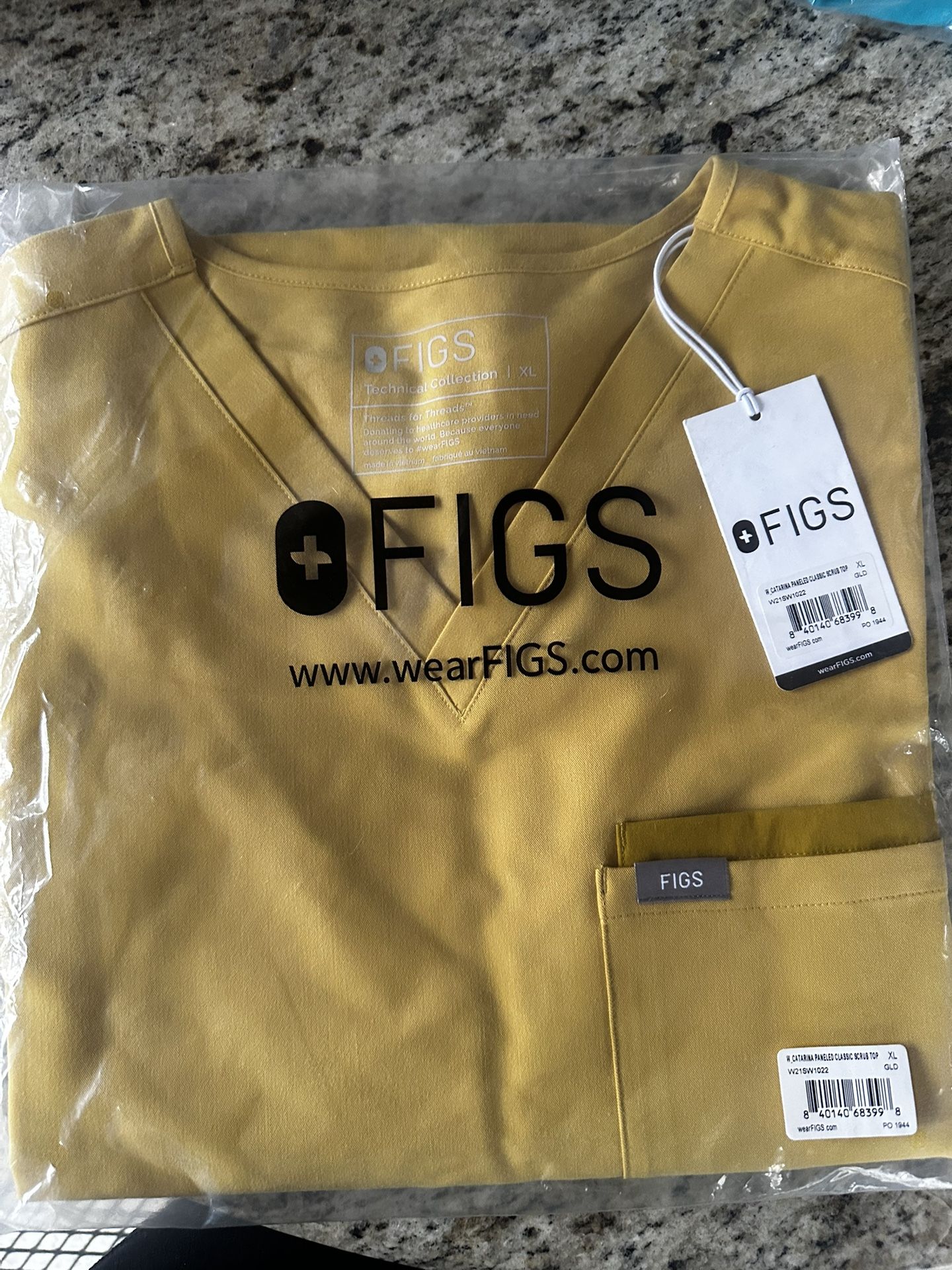 Figs Scrub Top X-Large
