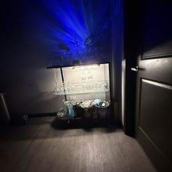 Bar Set With Crystalware & Accessories- MOVING SALE