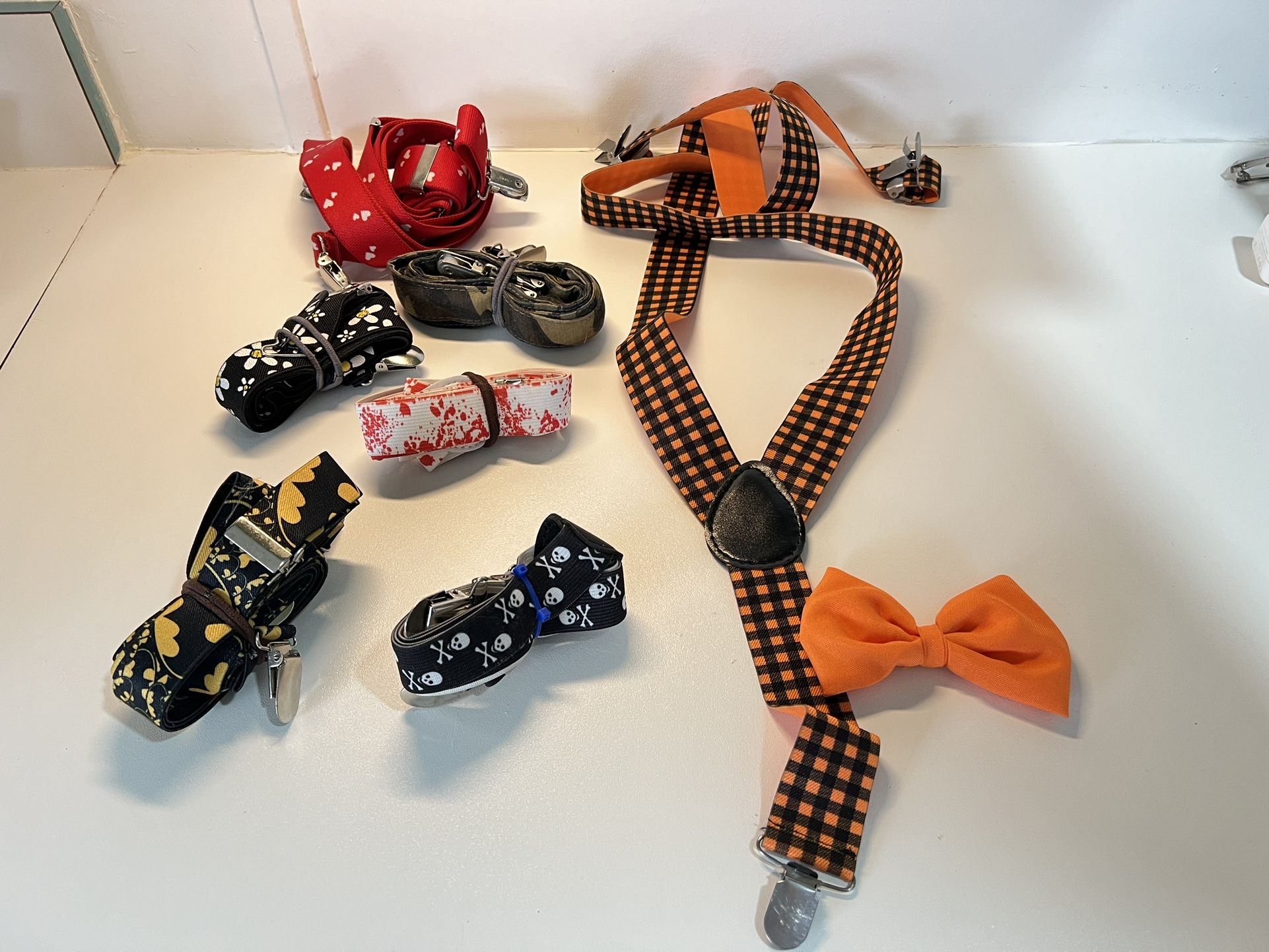 Suspenders Adjustable Suspenders unixes 7 pieces