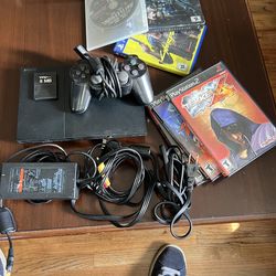 PS2 slim with games