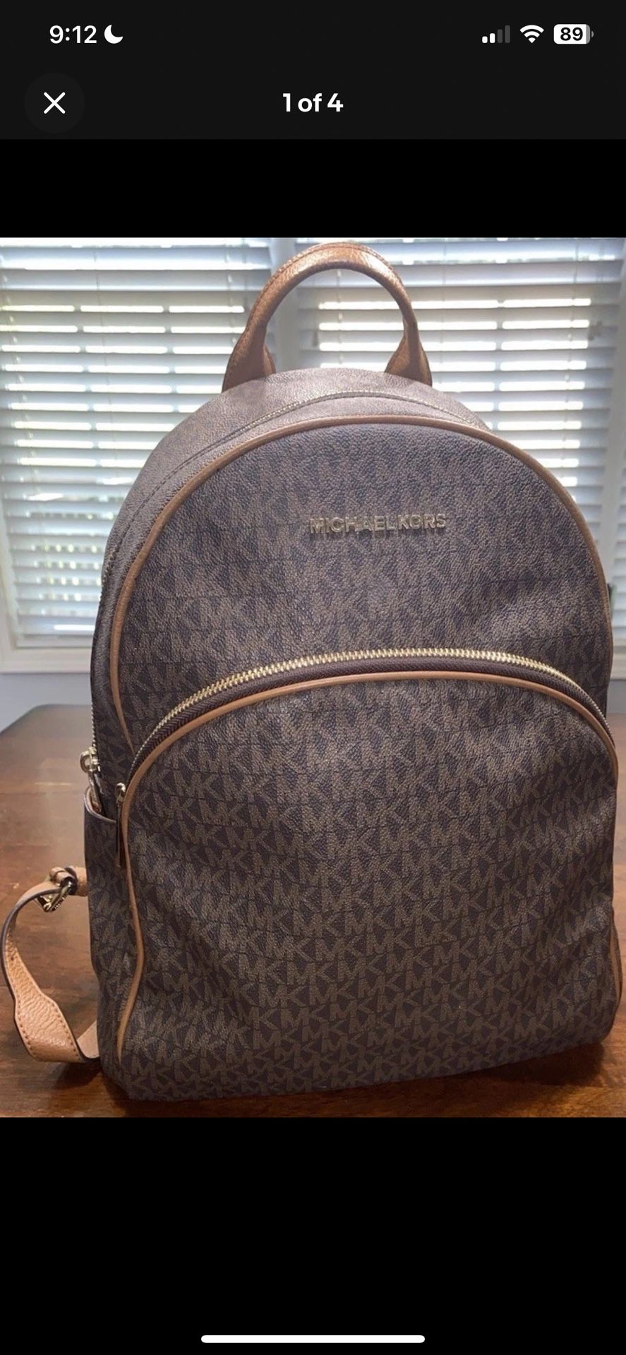 Michael Kors Men Backpack With Monogram
