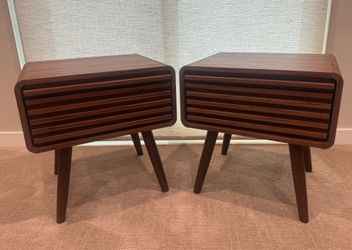 Two (2) End Tables with Storage