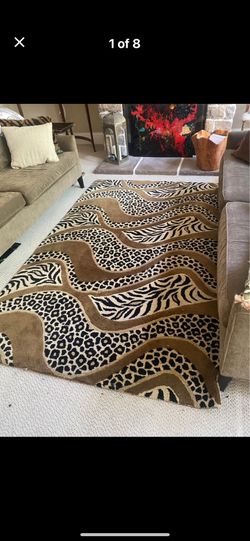 Area rug, TV mirror desk office chair, dishes all price separately $40-$130