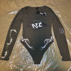 Civil Regime Green Bodysuit - Size XL