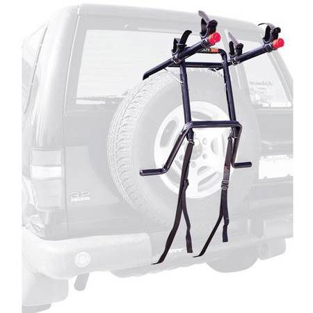 Allen Sports Deluxe 2 Bicycle Spare Tire Mounted Bike Rack, 302DN