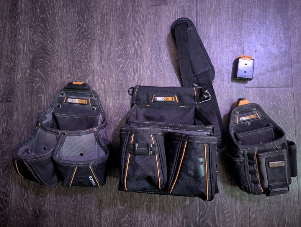 Toughbuilt Tool Bag Pouches For Tradesman / Electrician