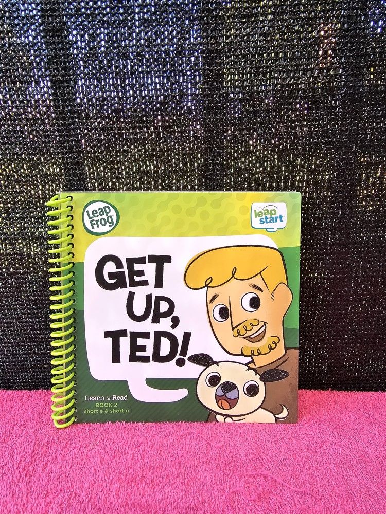 Leapfrog Leapstart Get Up Ted Learn To Read Learning Educational Book #2