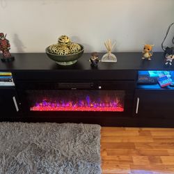 Tv Stand With Fireplace 