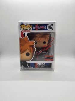 Ichigo Funko Pop Signed By Johnny Yong Bosch
