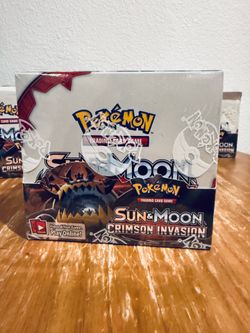 Pokemon Sun & Moon Crimson Invasion Booster Box