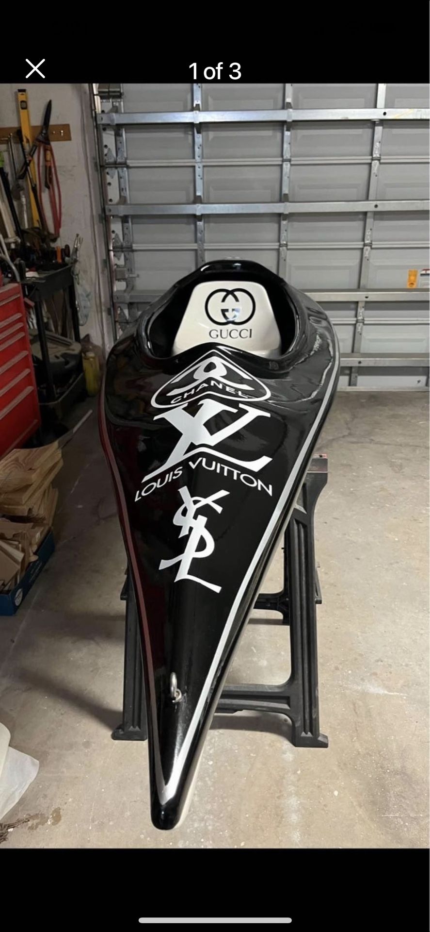 Kayak 12ft Black & White