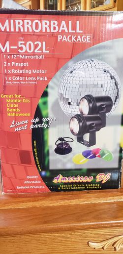 American DJ Mirrored Ball 12 inch