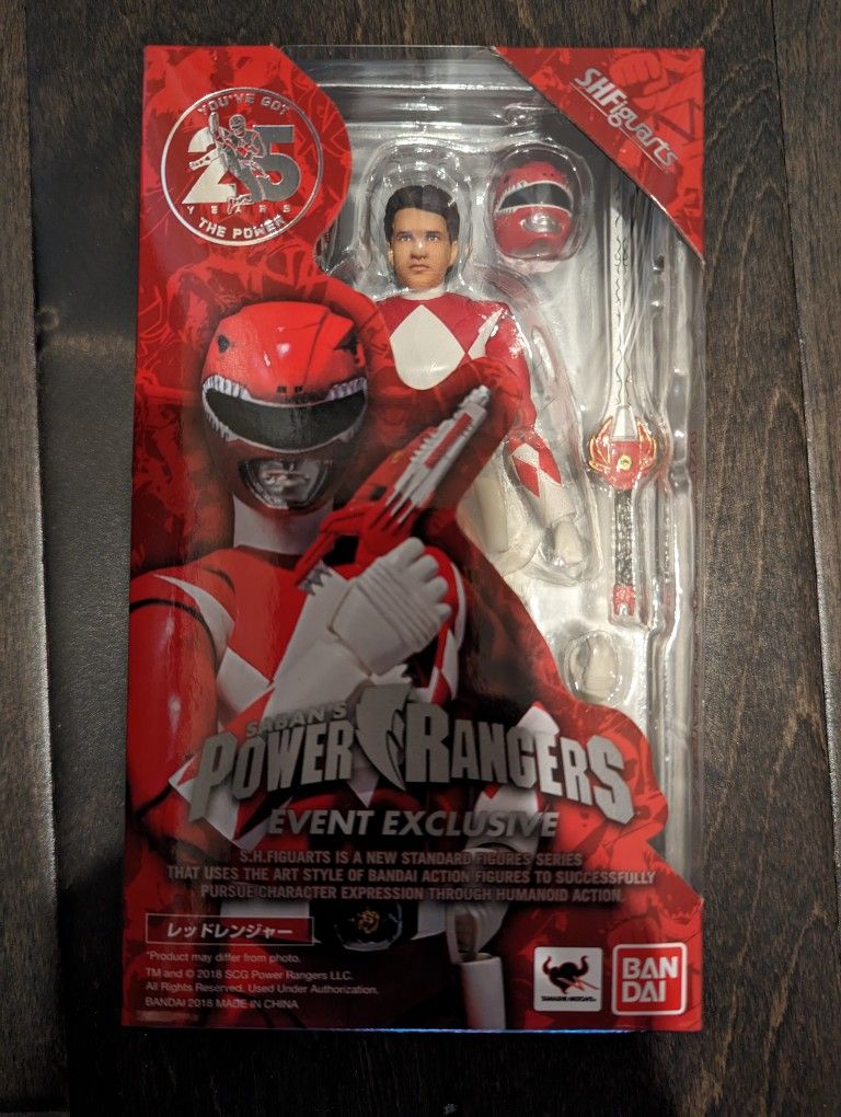 SDCC 2018 Exclusive: Bluefin Tamashii Nations S.H. Figuarts Red Power Ranger