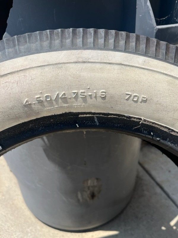 Firestone Whitewall Tires 4.50/4.74 - 16