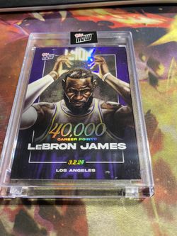 Topps Lebron James 40K Card