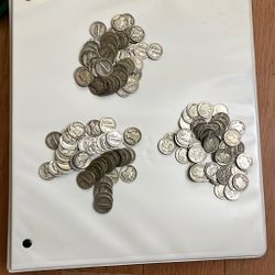 90% Silver US Coins - Mercury and Roosevelt Dimes