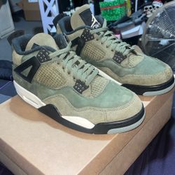 Jordan 4 Craft Olive SE Worn Once Like New !!! With Replacement Box 