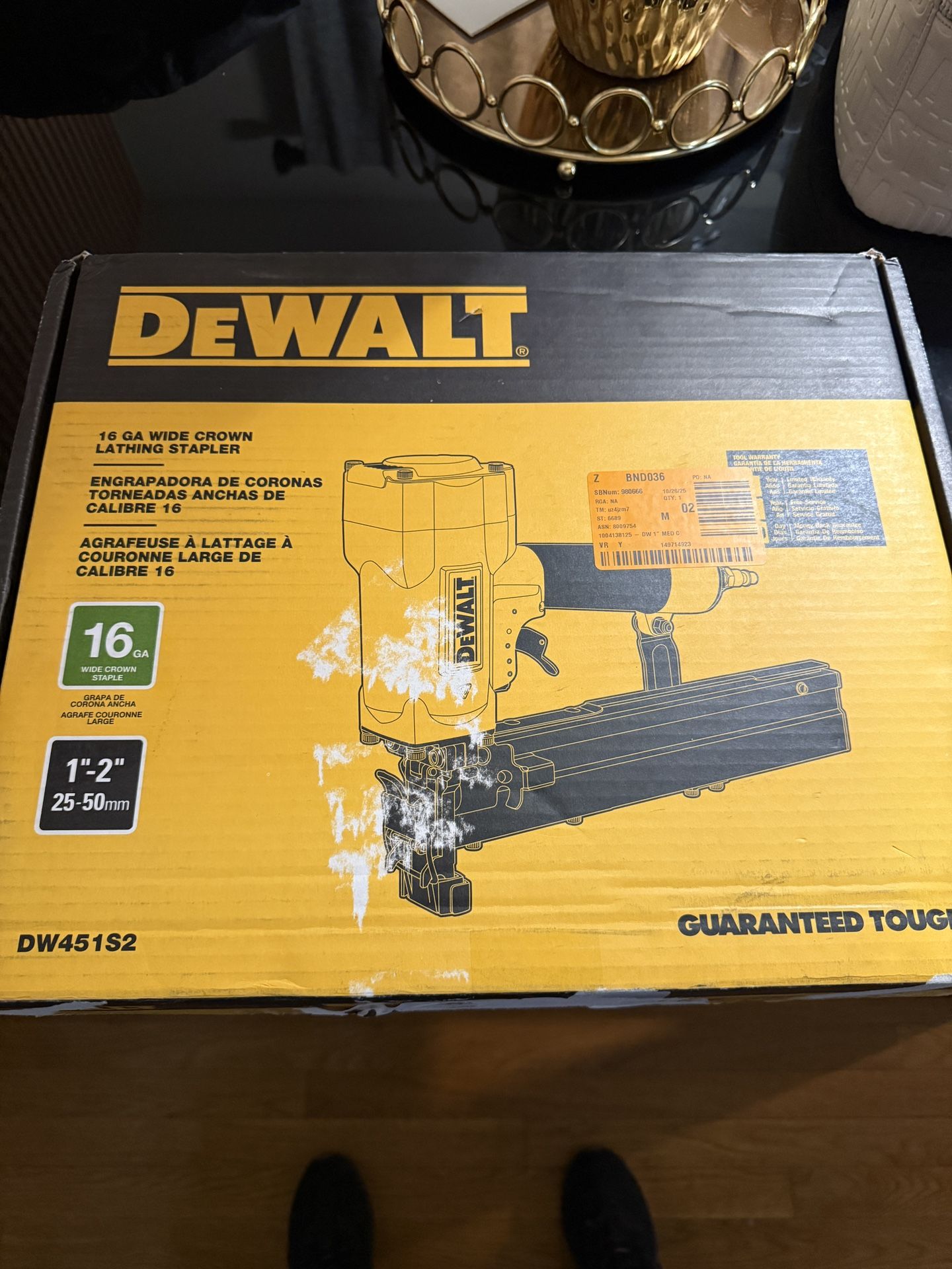 16 GA WIDE CROWN LATHING STAPLER