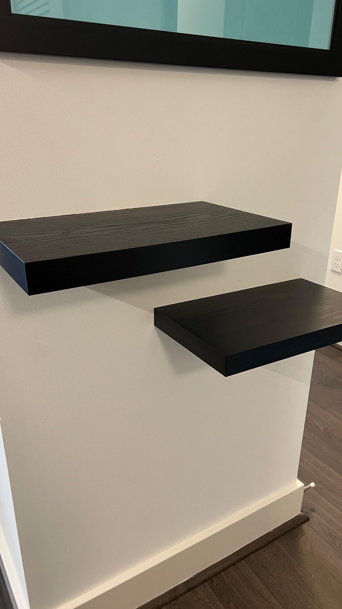 Black Floating Shelves (2)