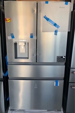 Whirlpool French Door Refrigerator Stainless Steel 4 Doors- Take it Today Pay Later!