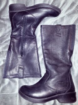 KEEN Black Leather Boots
