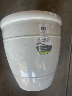 2  Huge White Color Planters