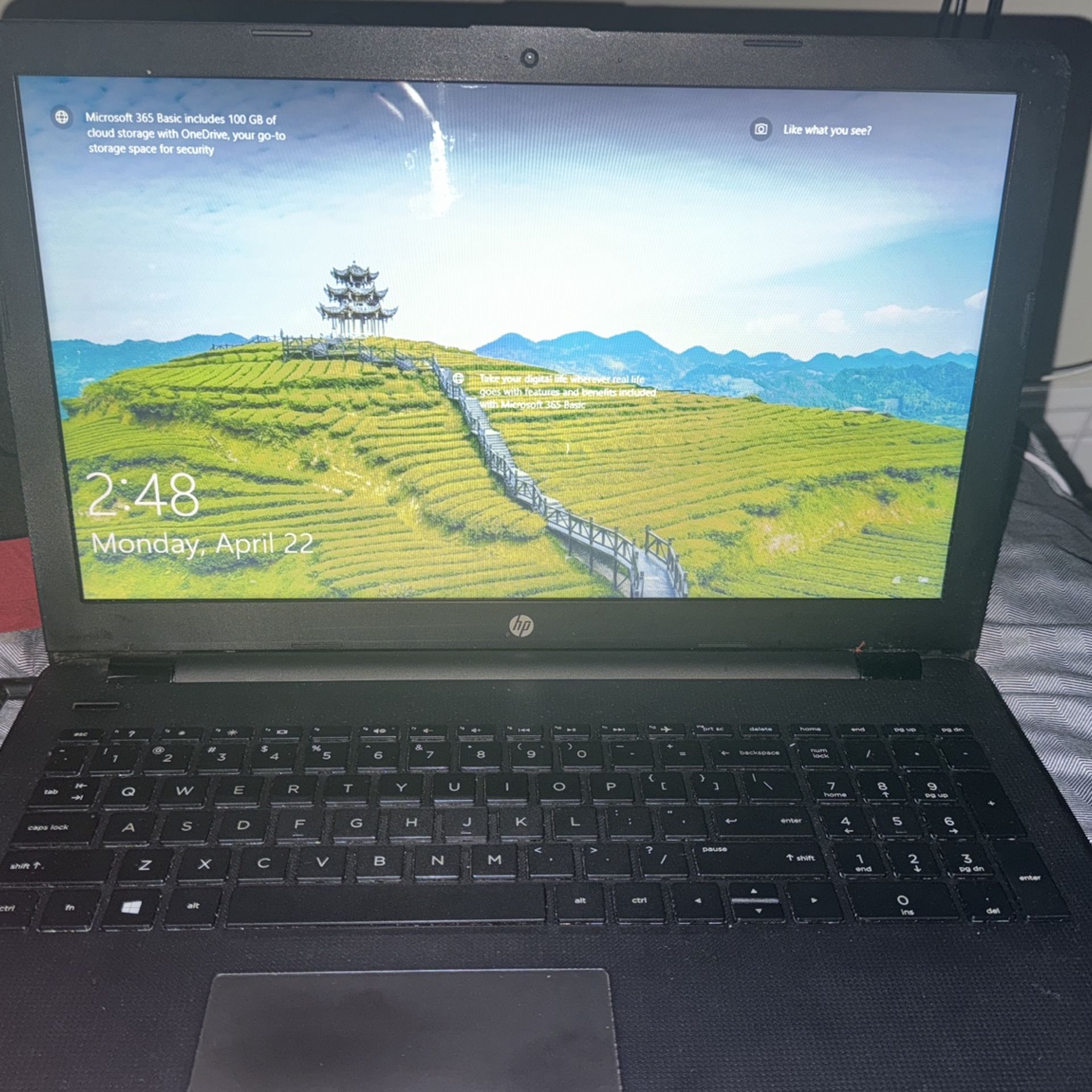 HP 15” Touchscreen Laptop